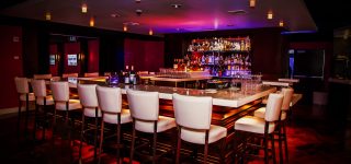 red room bar with bar seats